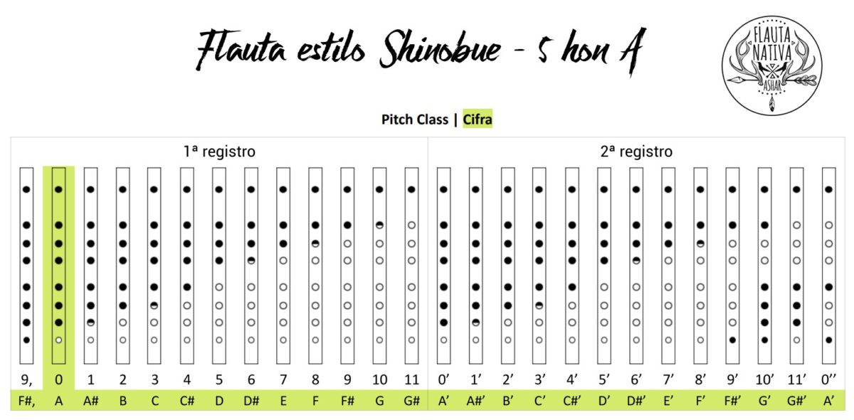 Flauta Estilo Shinobue - 5 hon - A 1