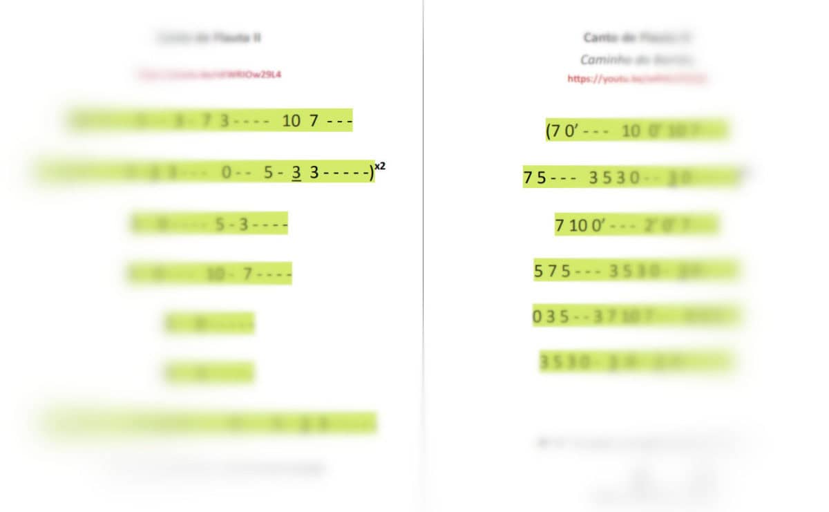 Tablatura Canto de Flauta Vol.1 - PDF - Imagem 3