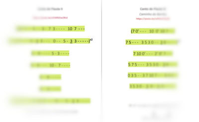 Tablatura Canto de Flauta Vol.1 - PDF - Imagem 3