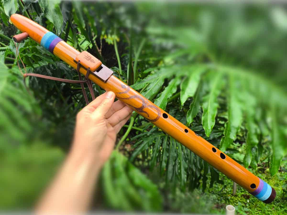 Flauta Shiva F# - Estilo NAF com Escala Bhairav - Imagem 2