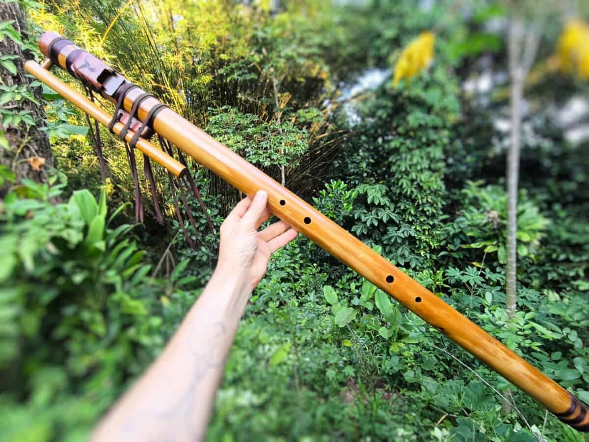 Flauta Estilo Nativa Americana - Série Ground - E Baixo - Imagem 2
